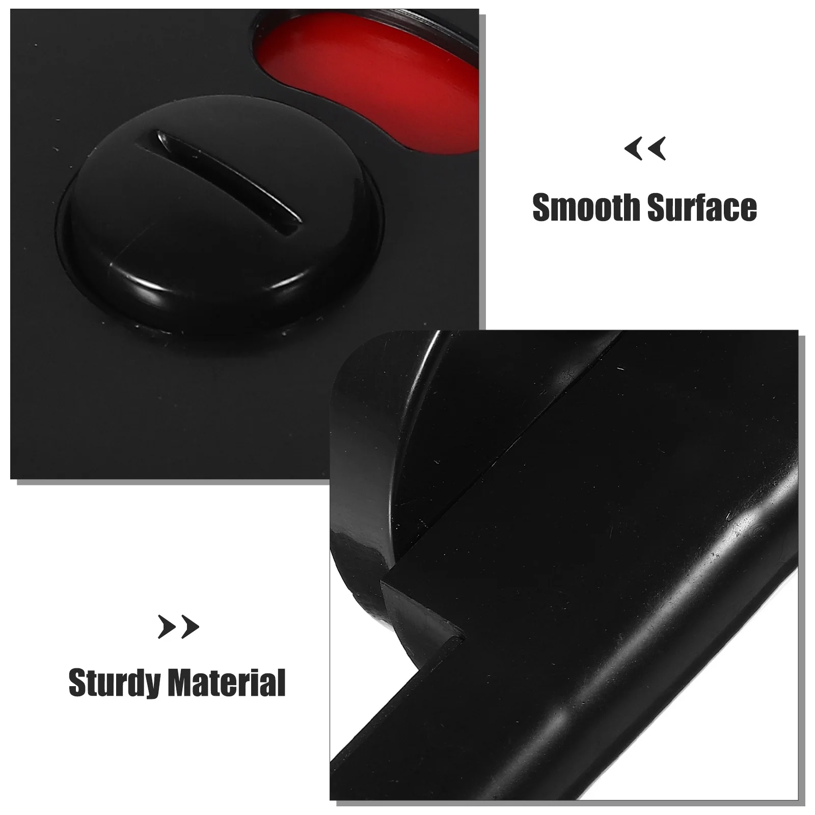 

4Pcs Polished Finish Door Lock Indicator for Gym Airport Hospital Office Public Restroom Wear-Resistant Partition Solution