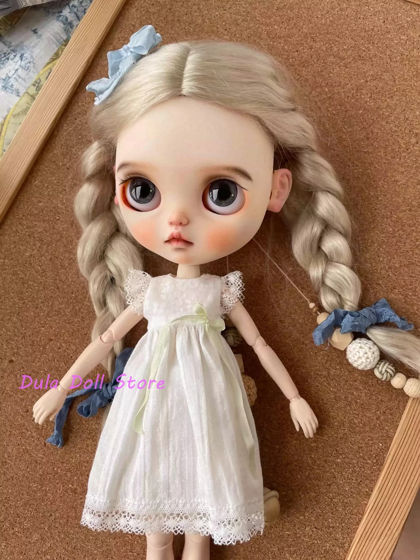 Dula Doll Clothes Dress Lace burnt flowers skirt Blythe ob24 ob22 Azone Licca ICY JerryB 1/6 Bjd Doll