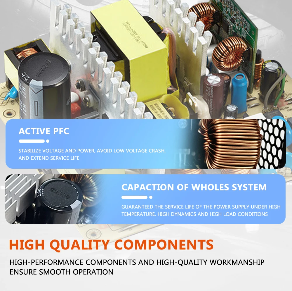 Fuente de Alimentación AIBOMAN - Power Supply 650W reseña y precio