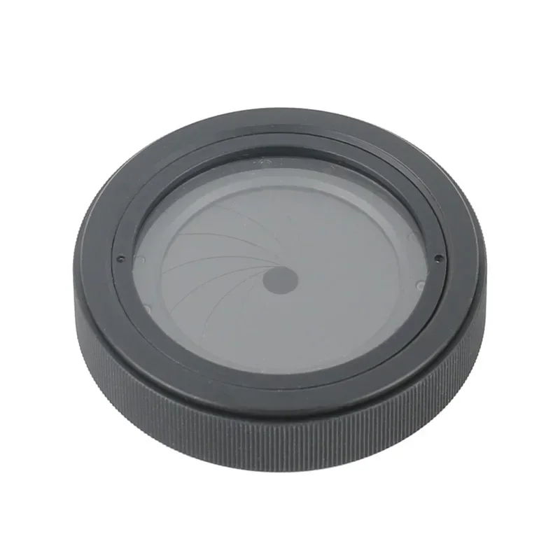 Adjustable Mechanical Iris Aperture Diaphragm 1.5-26mm M30 Camera Microscope Condensor DIY Module with Glass Lens