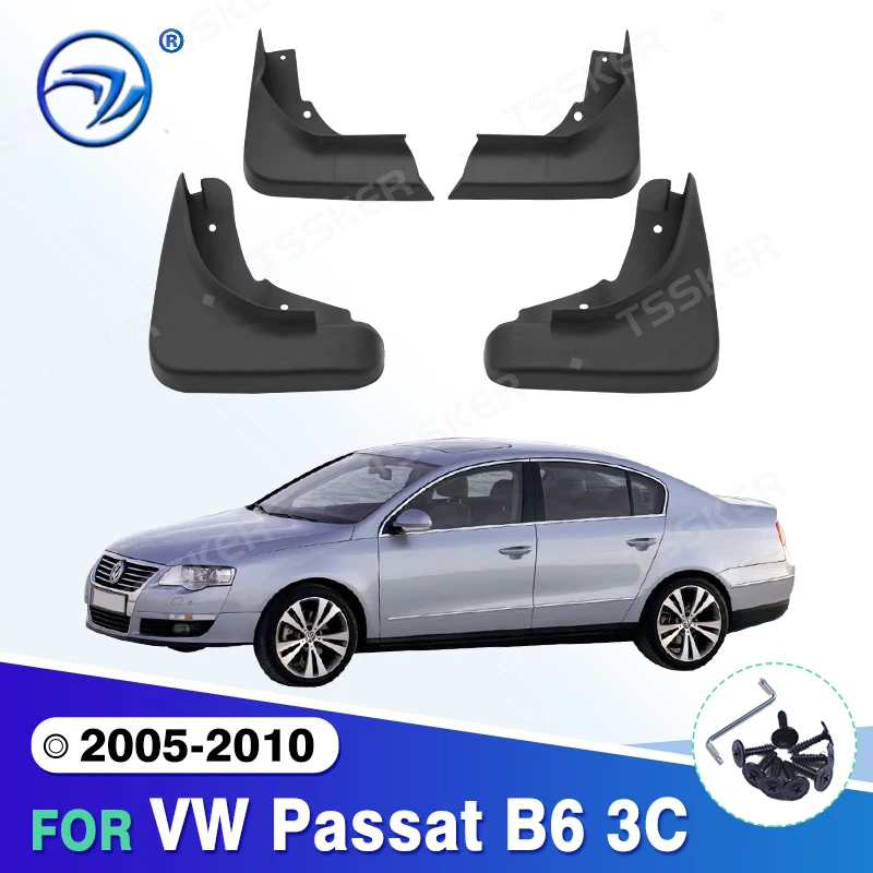 For VW Passat B6 3C 2005-2010 Sedan Mudflaps Splash Guards Mud Flap Mudguards Fender 2006 2007 2008 2009 2010 Set Mud Flaps