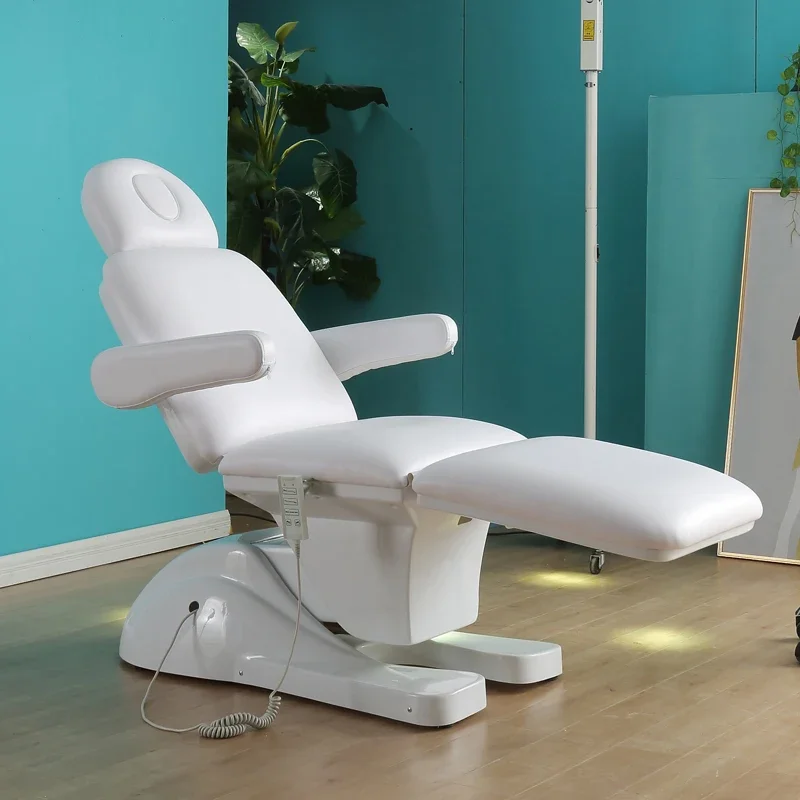 Keyunshi Ergonomic Electric Beauty Spa Bed Wireless Remote Control Adjustable Backrest Leg Rest
