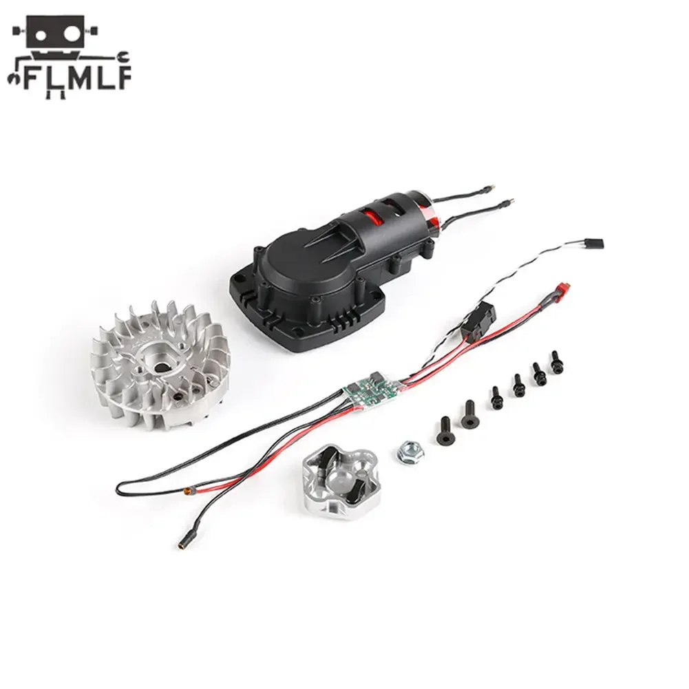 Kit di avviamento elettrico con una chiave per auto RC di seconda generazione adatto al motore 23CC-45CC per 1/5 Hpi Rofun Km Rovan Baja Losi 5ive-T FG Redcat