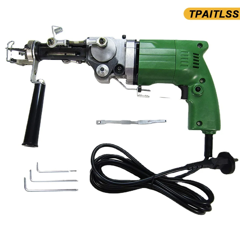 

2 in 1 Electric Carpet Tufting Gun Starter Kit Hand Gun Carpet Weaving Machines Loop Pile Cut Pile Tufting Rug Gun Tools