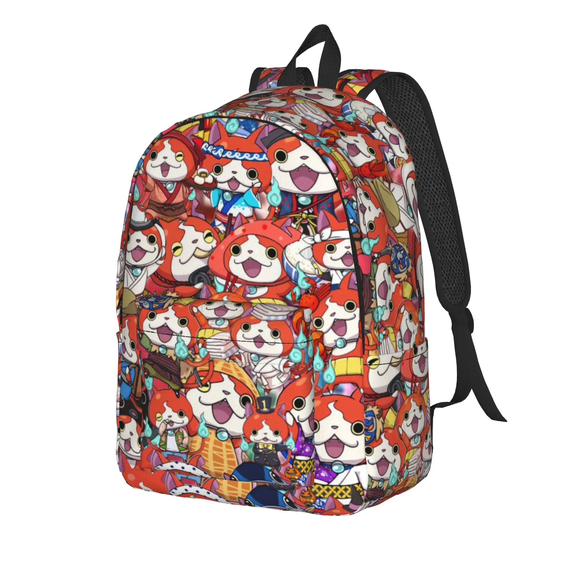 Yokai Watch Jibanyan 2 Backpack  Camping Backpacks Student Unisex Designer Lightweight School Bags Aesthetic Rucksack
