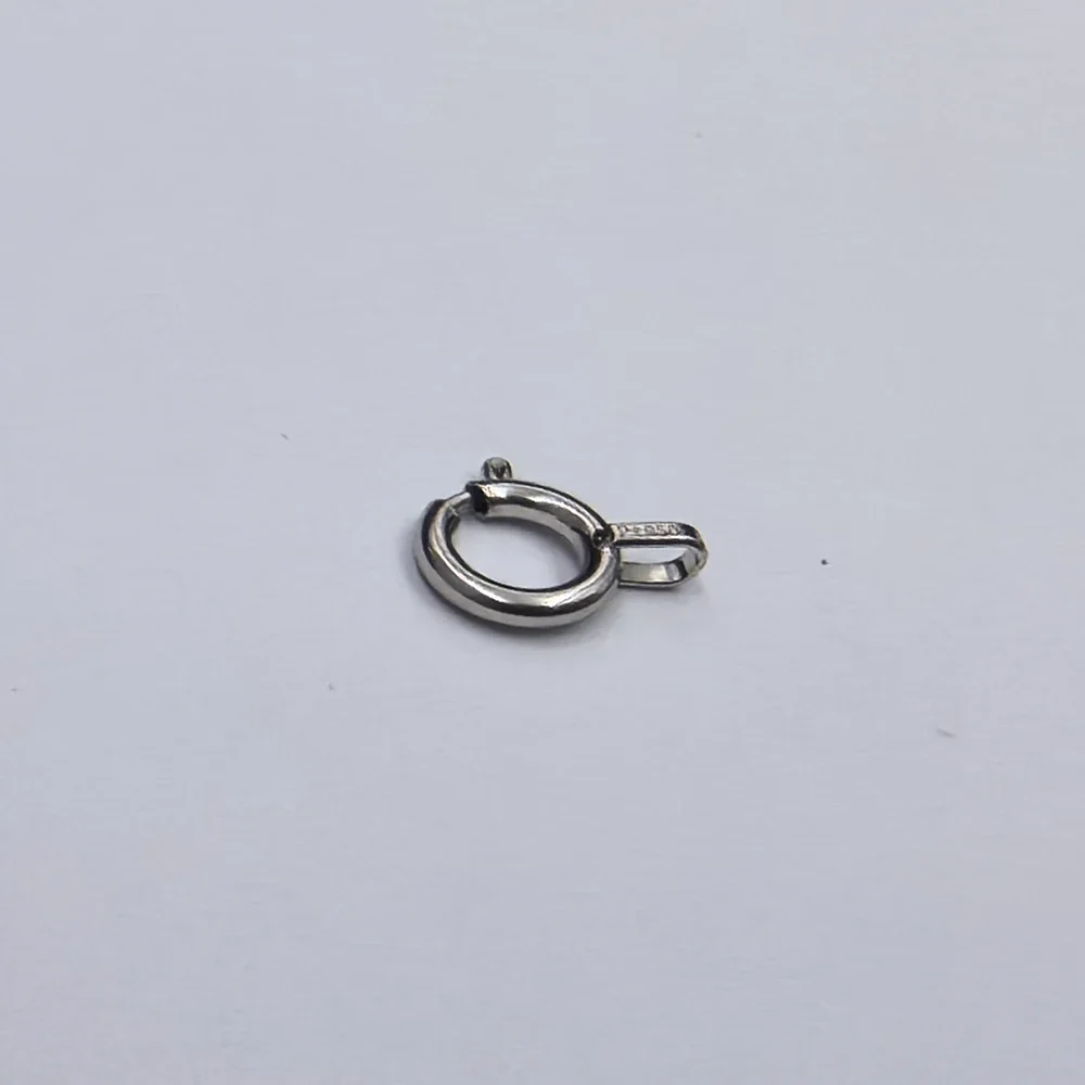Sinya PT950 Platinum Spring Ring Clasp Pure Solid DIY Connector for Necklace Bracelets Chains Fine Jewelry Accessories