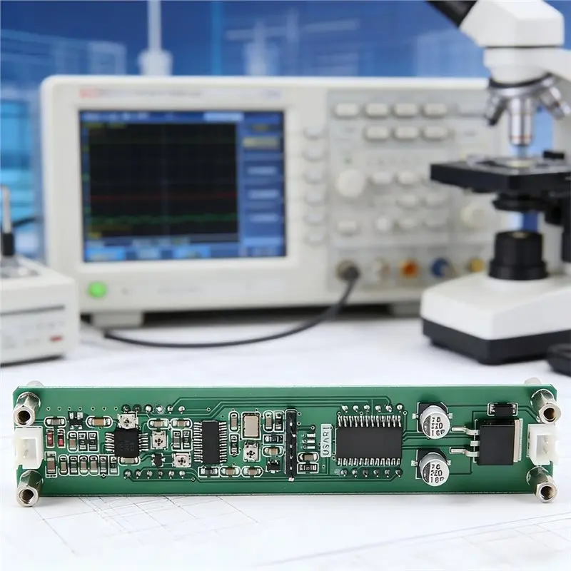 RF Signal Frequency Counter PLJ-8LED-H 0.1-1000Mhz RF Frequency Counter Meter Tester Module Electronic DIY Test Tool