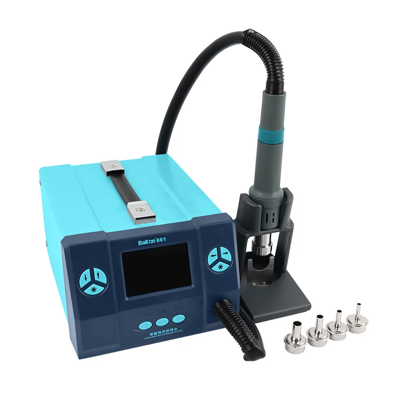 Bakon BK861 1000W Bga Hot air Blower Soldering Gun with Mobile Phone Repairing Station