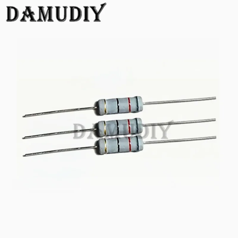 

200pcs/Lot 2W Carbon Film Resistor 5% 0.1R-10M 0.22 10R 47R 100R 150R 220R 330R 560R 750R 1K 10K 33K 100K 220K 470K 820K ohms
