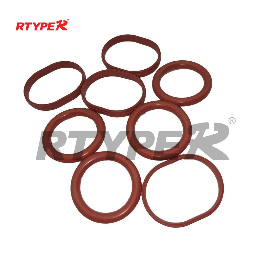 1set 8pcs Inlet Manifold Gasket For Land Rover Freelander LR2 Range Rover Evoque LR005364 Ford Citroen 2.2 L  1466211