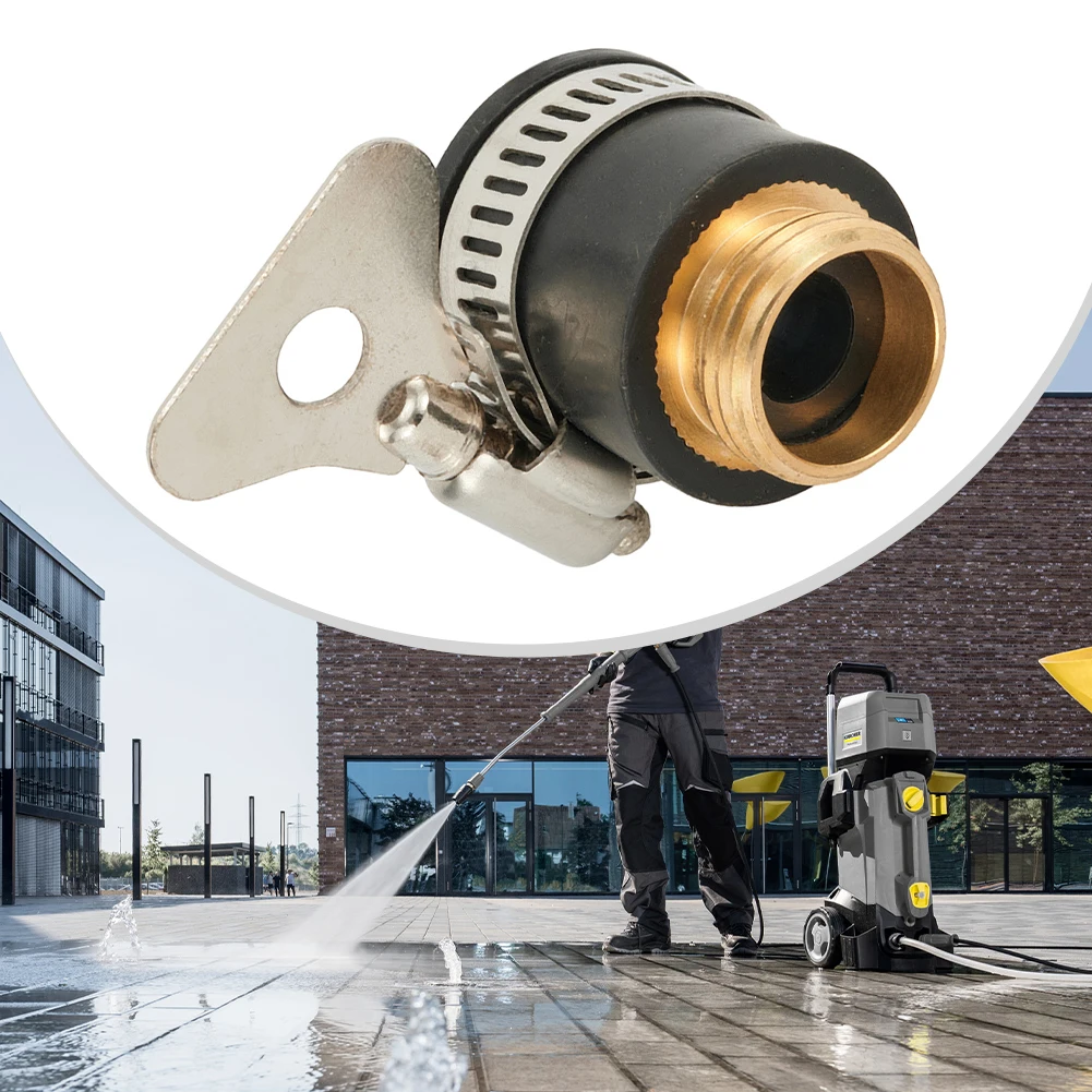Faucet Adapter Tap Connectors Garden Black Kitchen Rubber Stainless Steel For 1/2inch To 3/4inch Expansion Tools