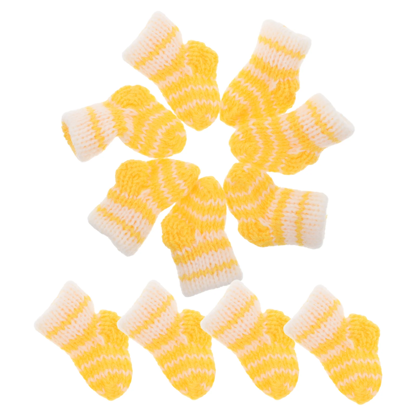 10 Stück Anhang Socken Baby Spielzeug Windeln Reborn Zubehör Garn wiederverwendbare Mädchen