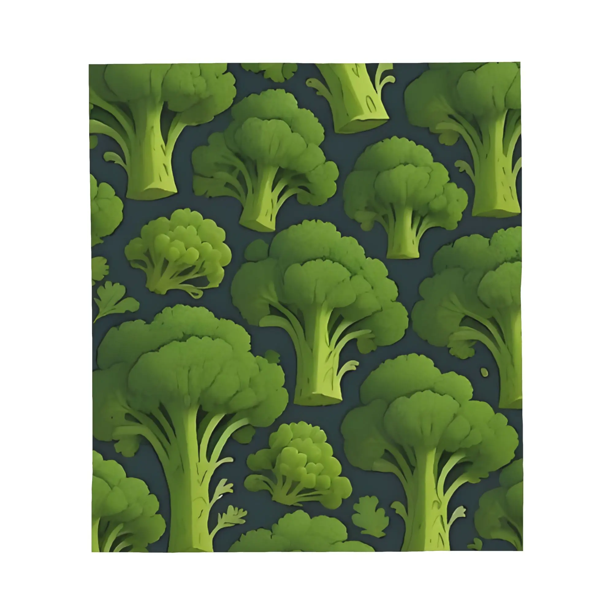 1PC Broccoli Blanket Throw Blanket Novelty Warm Blanket All Season Gift