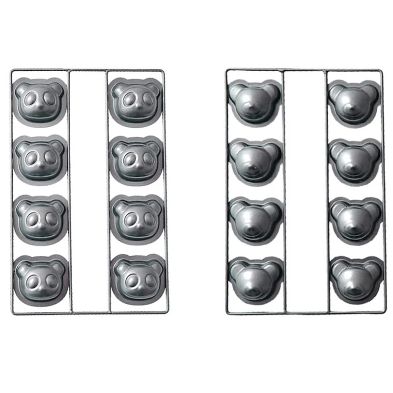 

8 Cavity Non-Stick Cake Baking Pan,Non-Stick Cute Muffin DIY Dessert Pastry Baking Decor Tools For Baking Tool-ABSW