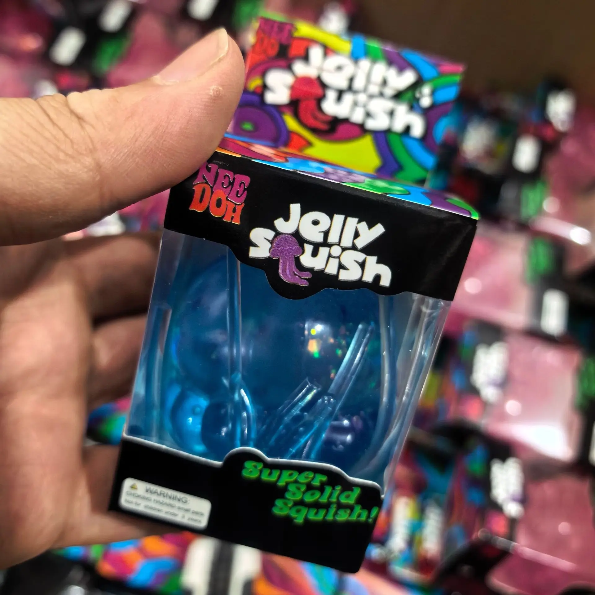 

2026New Needoh Fuzz Ball Jellyfish Squishy Blind Box Series Various Colors Cute Jellyfish Modeling Stress Relief RelaxFunToyGift