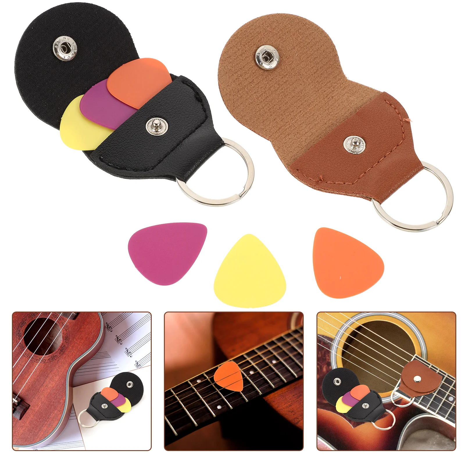 

Pick Bag Plectrums Picking Guitar Storage Large Capacity Picks Portable Container Bags Holders