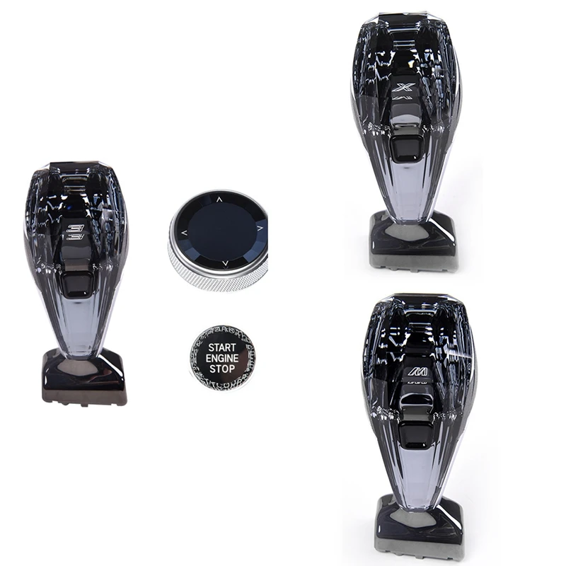 Car Crystal Gear Shift Knob Lever For BMW 2 3 4 Series I3i4ix3x5x6x7 Crystal Gear Handle Non Disassembly Installation