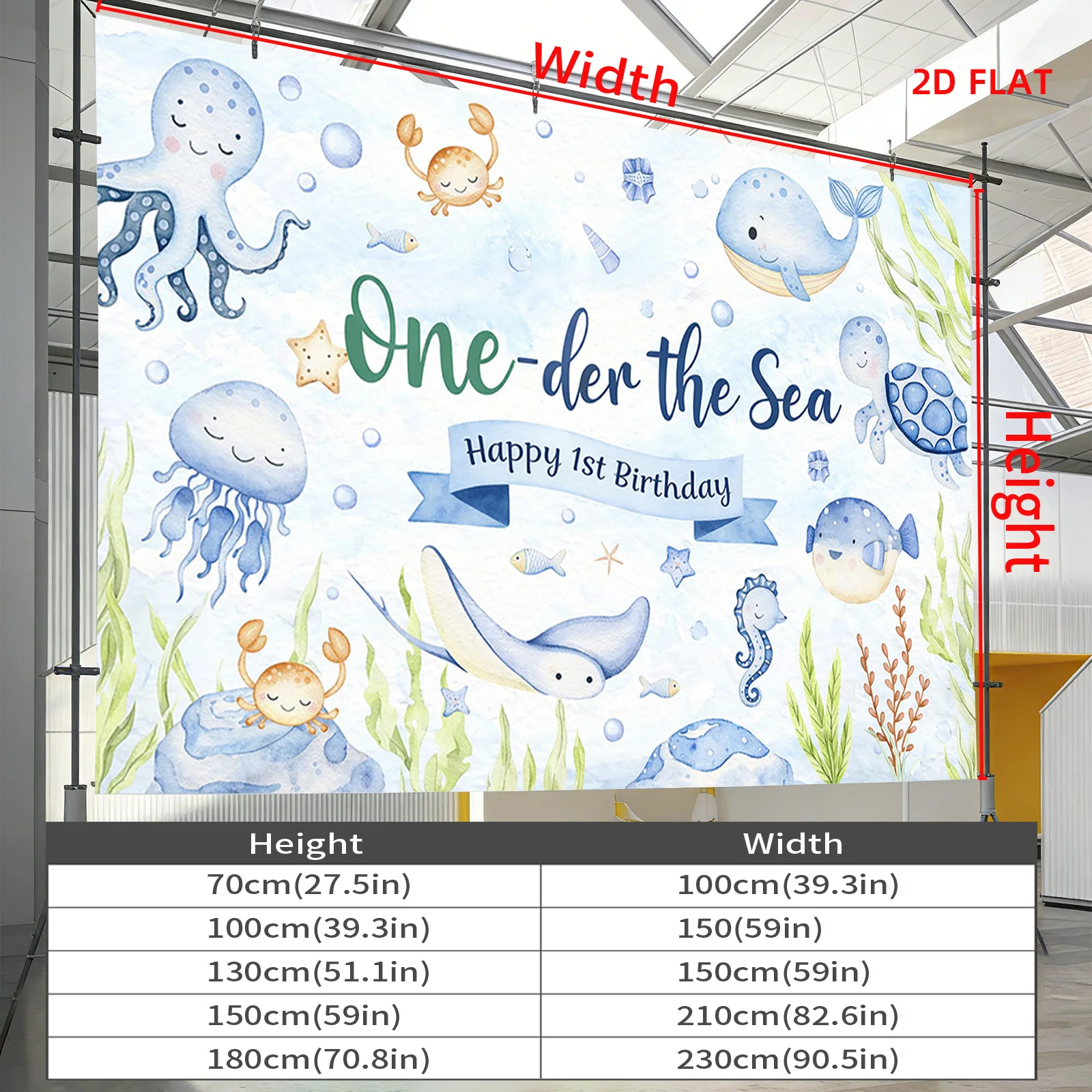 لوحة جدارية مائية بتصميم تحت ا - مراجعة Baby Nursery Under The Sea وسعره