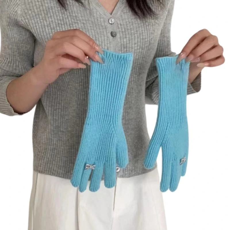 e56a-2-pieces-gants-elegants-avec-nœuds-pour-amateurs-plein-air-mitaines-polyvalentes-elegantes