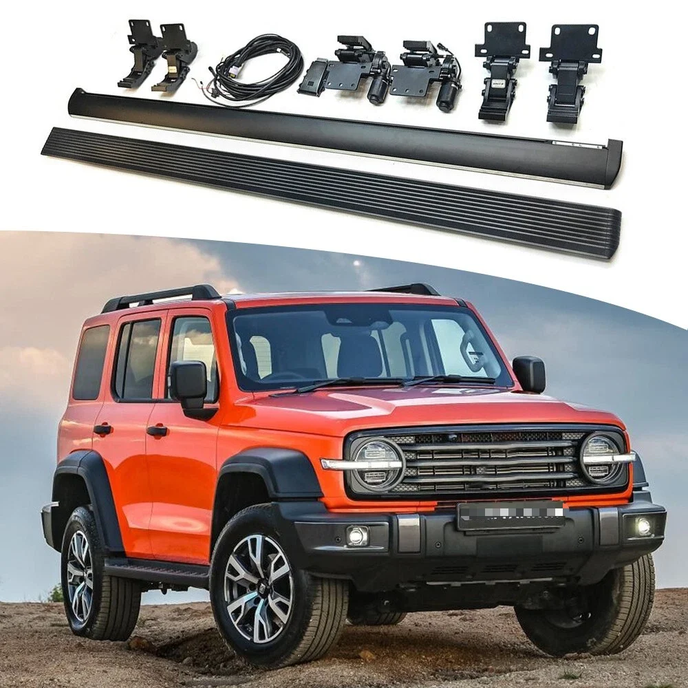

Deployable Running Boards fits for GWM Tank 300 2021-2025 Electric Side Steps E-Power Pedal