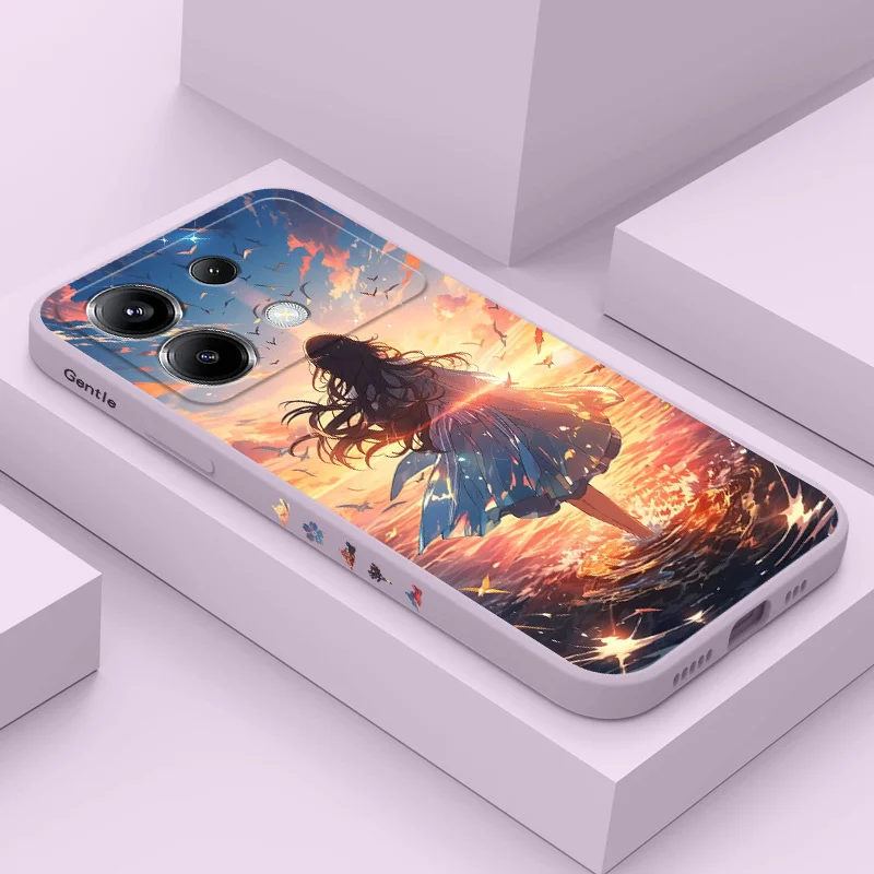 

Backlight Goddess Phone Case For Xiaomi Poco F7 X7 X6 F6 M6 M5 M5S F5 X5 F4 X4 M4 F3 M3 X3 Pro 4G 5G GT Silicone Cover