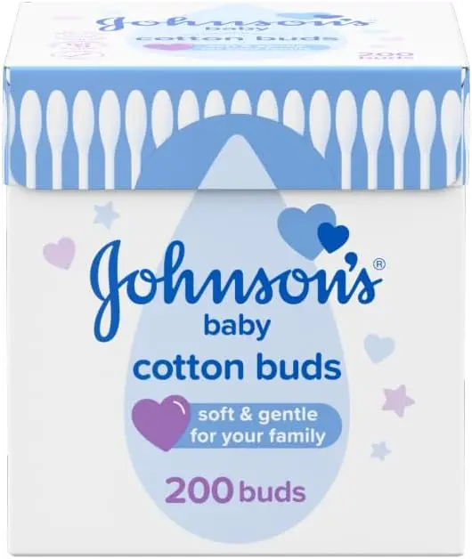 

Cotton Buds for Baby - 200 Count, Safe & Gentle Cleaning