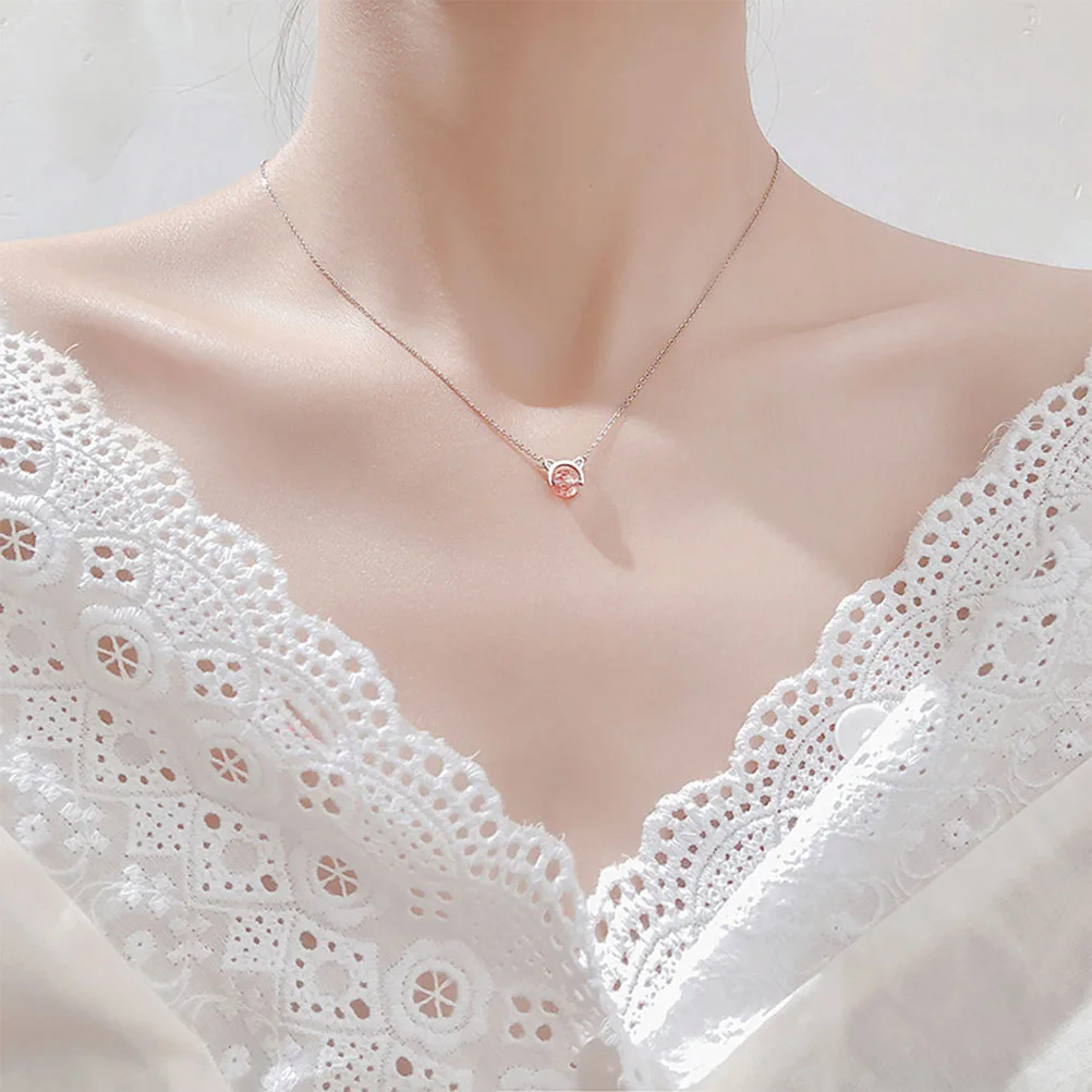 

3pcs Cat Ear Jewelry Cute Ear Bracelet Necklace Sets For Women Lightweight Hypoallergenic Comfortable Earrings Necklaces