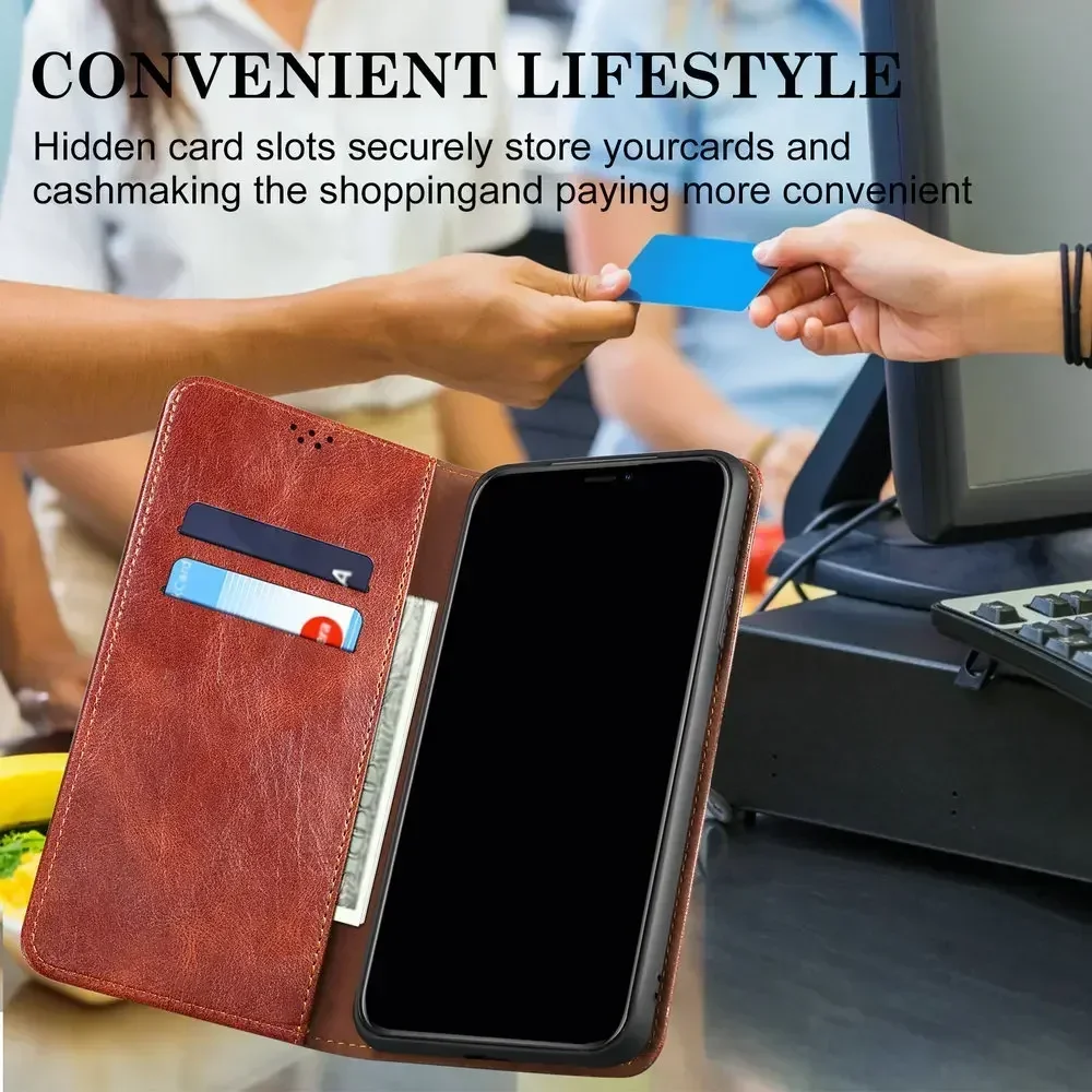 Honor X7C X7B X6A Plus Luxury Case Texture Wallet Leather Magnet Book Funda Honor X9C Smart X8B X7 C X9 B X6B X9A X9B Flip Cover