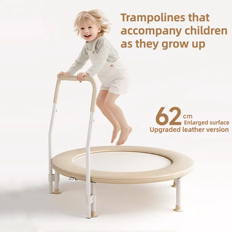 

Foldable Baby Trampoline Super Load-bearing Indoor Family Bounce Bed Safe Fitness Trampoline for Kids Adults