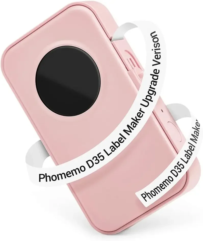 

Phomemo Label Makers D35 Laberler Bluetooth Портативный принтер для наклеек Поддержка предварительно вырезанной/выдвижной бумаги Организация домашнего офиса