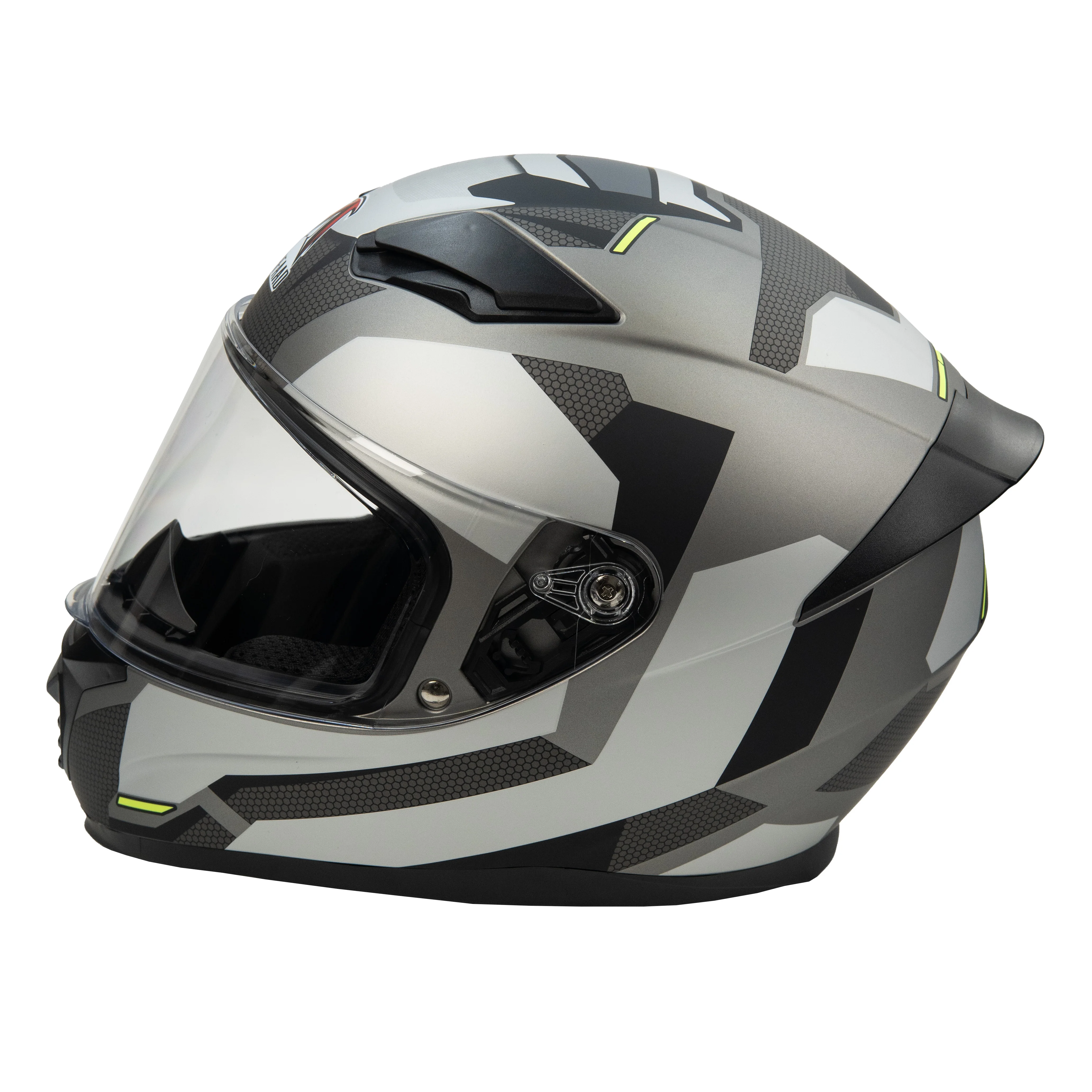 AINHFAAD Full-face helmet, DOT-certified motorcycle riding helmet, M/L Size,607