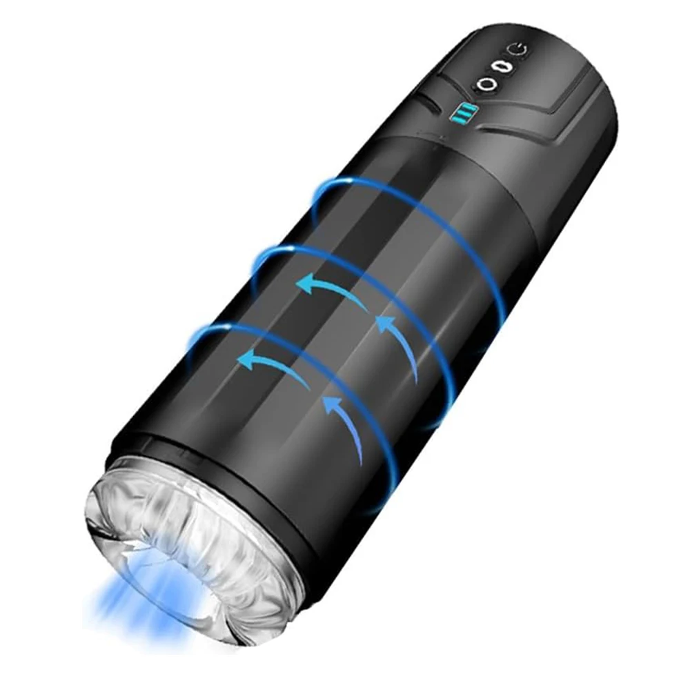 Automatic Male Masturbator,with 7 Telescopic Sucking Modes,Real Vagina Pocket Pussy Masturbation Machine,Adult Sex Toys For Men