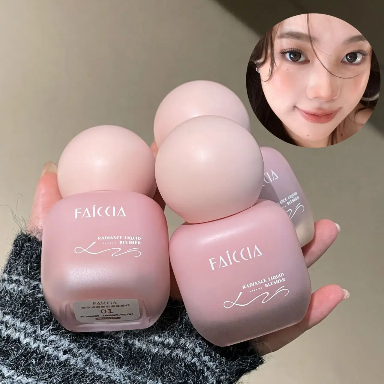 Faiccia Liquid Blush Low Saturation Matte Watery Texture Waterproof Long Lasting Daily Date Party