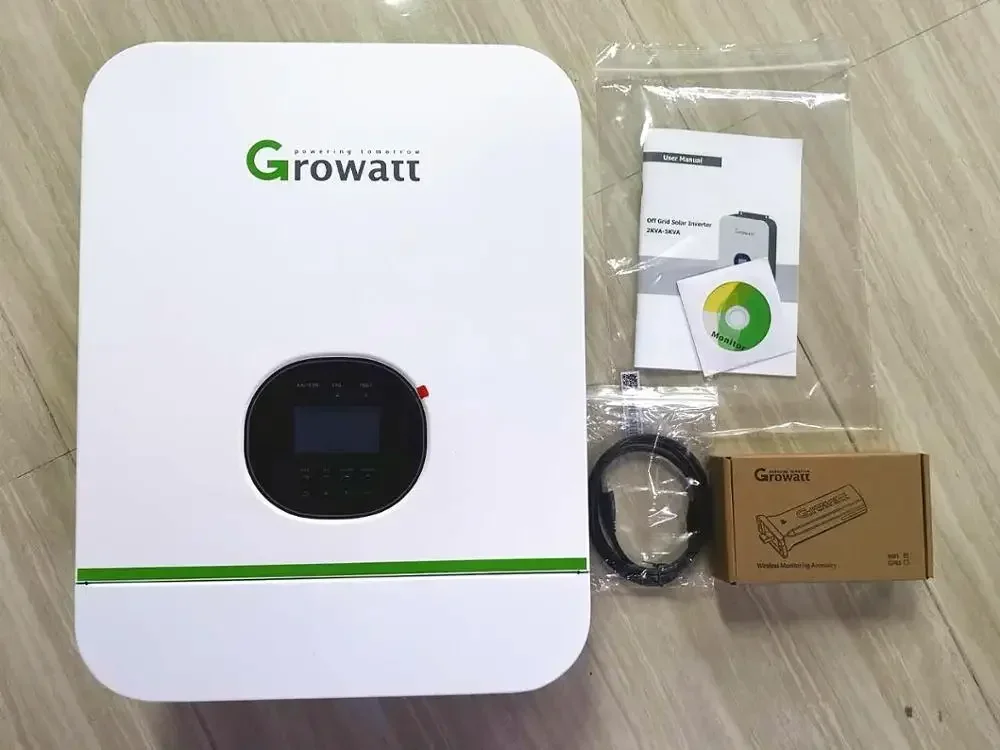 Growatt charger controller inverter all in one 2kw 3kw 5kw  SPF 3000TL  HVM 24v 48v 230v solar voltronic inverter