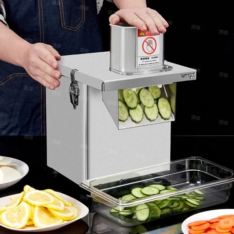 Fully Automatic Stainless Steel Multifunctional Dicer Vegetable Cutter Slicer Electric Commercial Particle Cutter