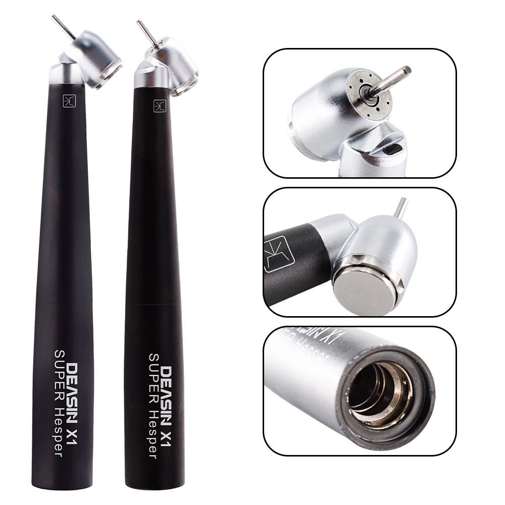 Den tal Surgery Handpiece 45 Degree Angle Head High Speed Steel Body Drill With Optic Fiber Compatible for KAVO Led Coupler