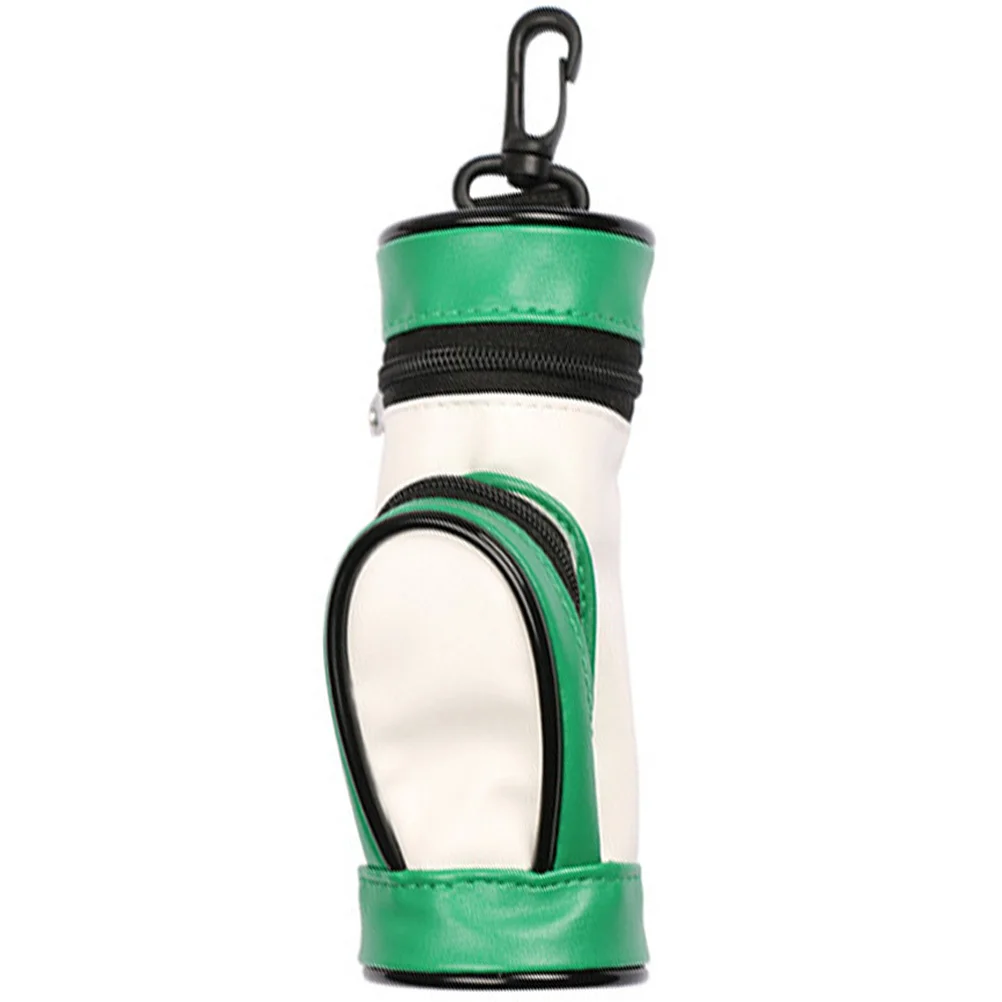 

Golf Ball Holder PU Material Portable Lightweight Compact Design Hanging Reusable Golfs Ball Storage Bag Convenient Carrying