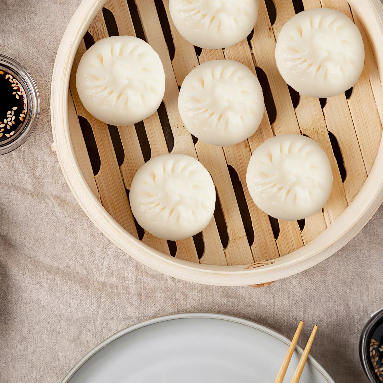 

5pcs Simulated PVC Steamed Bun Prop High Simulation Food Toy Kitchen Toy Display Photography Decor Educational Montessori Play
