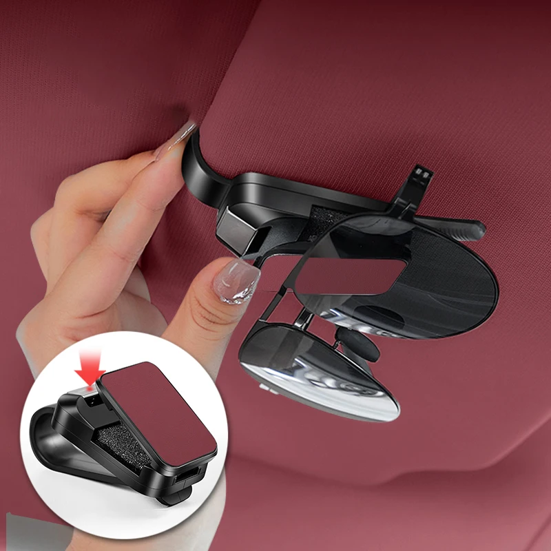 Car Sun Visor Glasses Clip Sunglasses Holder For Honda Civic FIT Accord Prelude CRV 5th City CRZ CRX Jazz HRV Interior Accessory