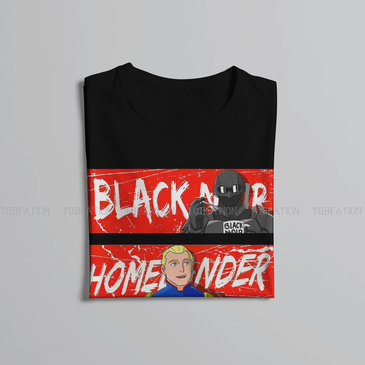 The Boys TV Show Black Homelander Maeve  T Shirt Vintage Homme High Quality Tshirt Big Size Crewneck Men Tshirts