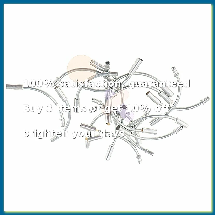 ●50 Pieces Bike Folding Cycling V Brake Noodle Linear Pull Brake Cable Guide Hose 90 Degree Bicycle Brake Parts