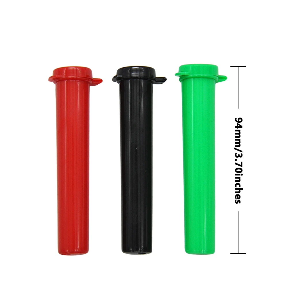 5pcs/batch acrylic cigarette accessories portable waterproof sealed plastic bottle tube container storage box Random Color