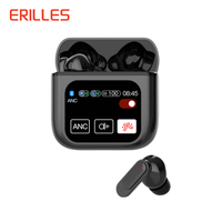 ANC+ENC Earphone Bluetooth Wireless Headset Gamer Multifunctional Storage Box 5.4 Ear Phones In-ear Headphones Blutooth Sport