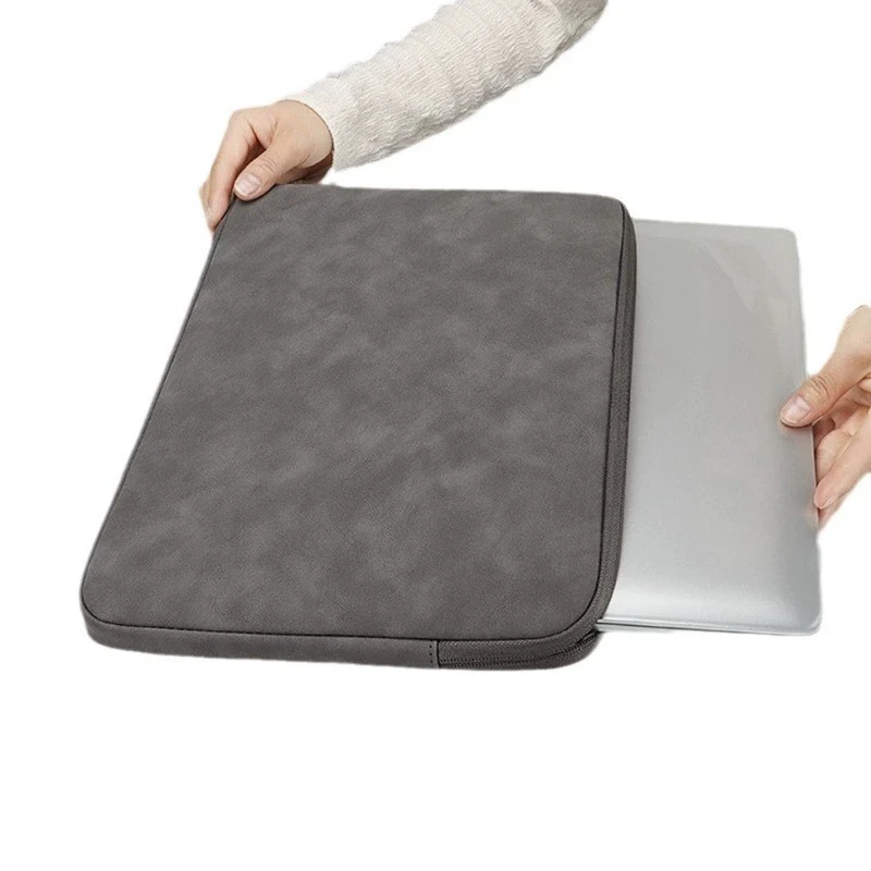 حافظة كمبيوتر محمول 13 14 15.4 15.6 بوصة لـ HP DELL حقيبة كمبيوتر محمول حقيبة حمل لماك بوك اير برو حافظة مضادة للصدمات للرجال والنساء