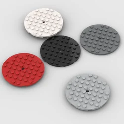 *Plate 8 x 8 Round* 1677 10 pcs DIY enlighten block brick part No. 74611 Compatible With Other Assembles Particles