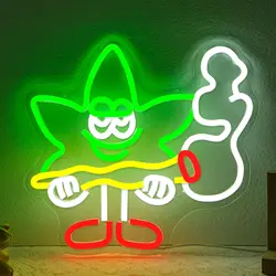 Leaf Neon Sign USB Powered LED Neon Light for Bedroom Man Cave Living Room Bar Game Room Club Hotel Party Restaurant Wall Decor