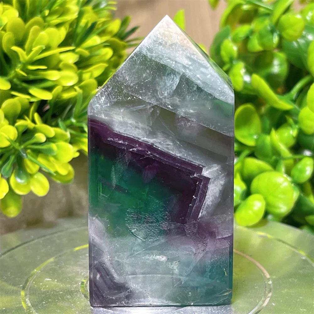 

Fluorite Tower Point Wand Specimen Crystal Natural Stone Quartz Specimen Decoration Crystal Natural Minerals Witchcraft Geode E