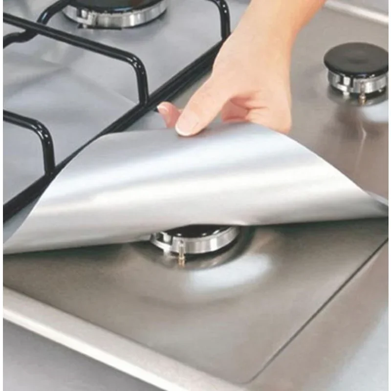 1/2/4/6/12Pcs Gas Stove Protection Pad Washable and Reusable Stove Top Anti-grease and Dirt Resistant Anti-high Temperature Pad