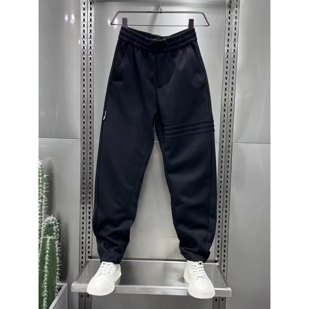 Autumn/Winter American Casual Streetwear High-End Men's Loose-Fit Trendy Drawstring Versatile Cuffed Sport Leggings