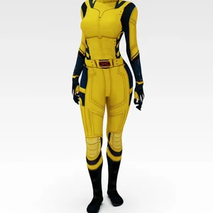Weibliche Superhelden Spandex Cosplay Custom, BodySuit Halloween, Triple Claws, Wolverine, Zentai, Erwachsene, Mädchen 6 Hauptverkäufe Zentai Tier - №5
